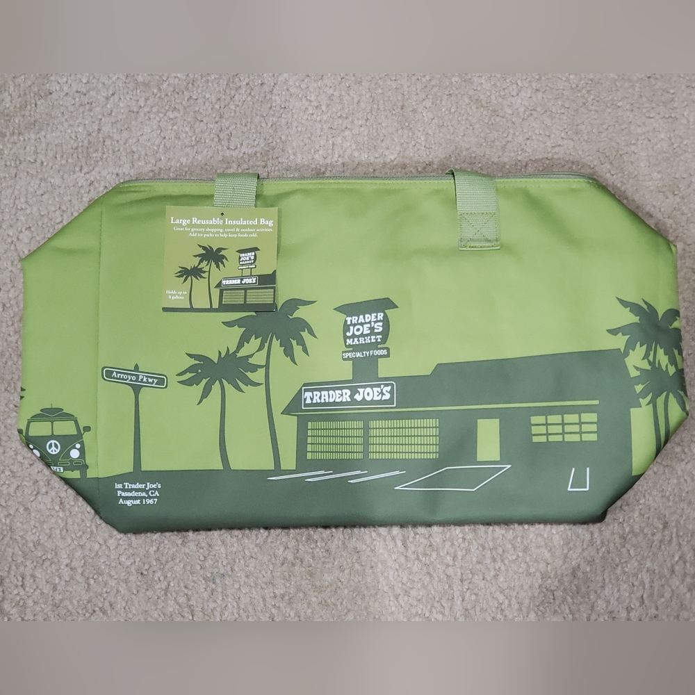 Trader Joe's Green Insulated Bag